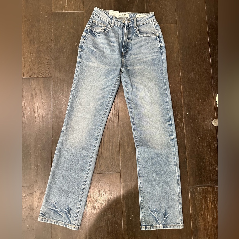 Cotton On Blue Straight Leg Jeans Vintage-Inspired